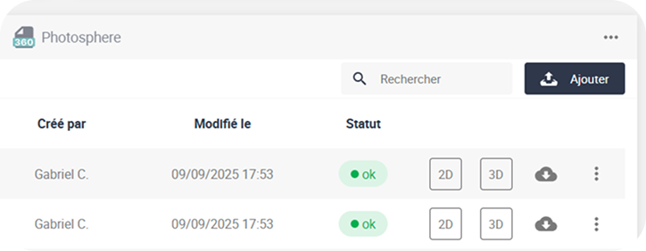 Upload model maanger projet